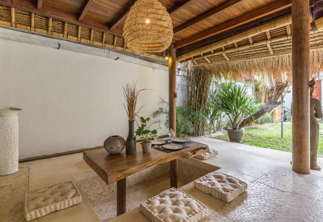 チャングー Eco Bamboo Bungalow 4ヴィラ エクステリア 写真