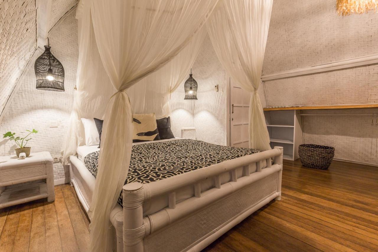 チャングー Eco Bamboo Bungalow 4ヴィラ エクステリア 写真