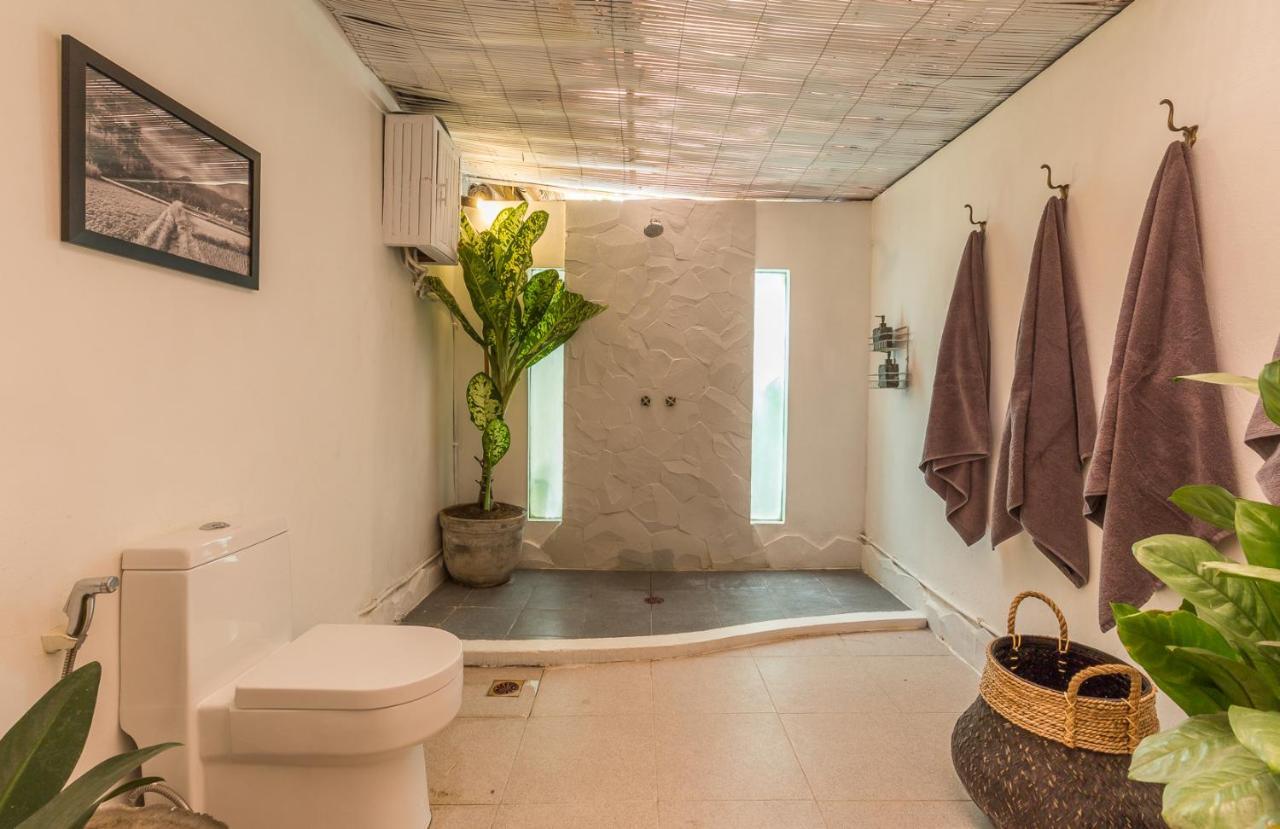 チャングー Eco Bamboo Bungalow 4ヴィラ エクステリア 写真