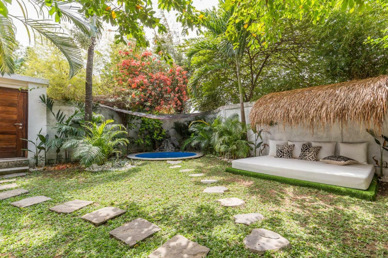 チャングー Eco Bamboo Bungalow 4ヴィラ エクステリア 写真