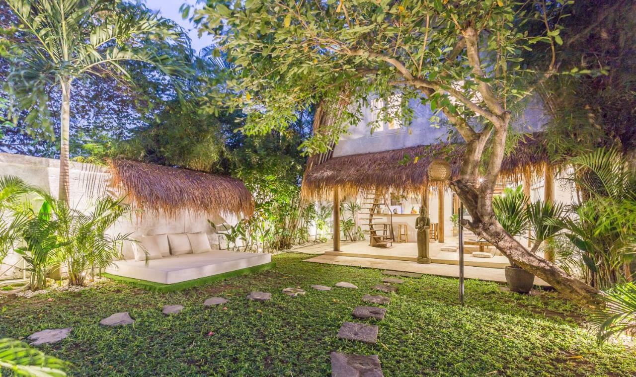 チャングー Eco Bamboo Bungalow 4ヴィラ エクステリア 写真