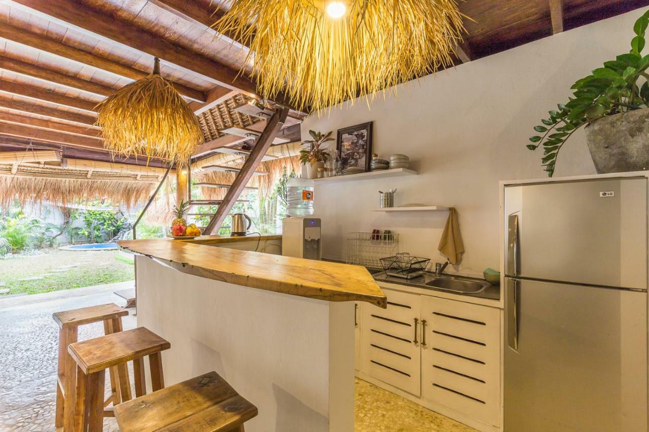 チャングー Eco Bamboo Bungalow 4ヴィラ エクステリア 写真